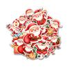 12 Pcs Santa Claus Stickers Set, Classic Christmas Santa Designs with Gifts, Tree, Reindeer, Moon and Lantern, Holiday Vinyl Stickers for Laptop, Water Bottle, Phone, Window, Helmet 6 Inches view 1