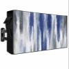 Outdoor TV Cover 70 to 75 Inch Watercolor Blue Grey Oil Painting Art Weatherproof Waterproof TV Screen Protector with Zipper&Pocket Modern Abstract Outside Flat TVs Enclosure view 2