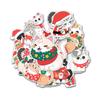 12 Pcs Christmas Cat Stickers Set, Cute Santa Hat Kitty Sweater Scarf Ornament Wreath Holiday Designs, Festive Vinyl Stickers for Laptop, Water Bottle, Phone, Window, Helmet 5 Inches view 1