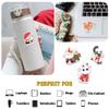 12 Pcs Christmas Cat Stickers Set, Cute Santa Hat Kitty Sweater Scarf Ornament Wreath Holiday Designs, Festive Vinyl Stickers for Laptop, Water Bottle, Phone, Window, Helmet 5 Inches view 3