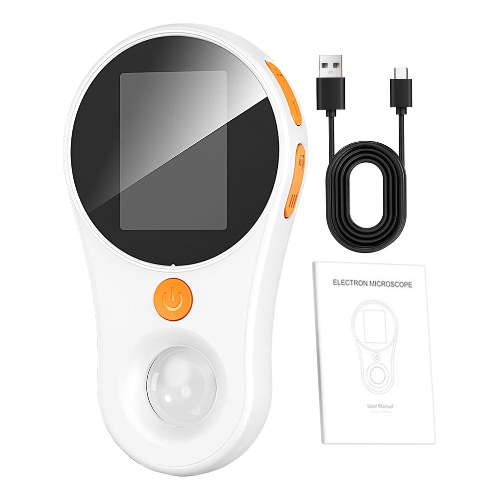 Digital Magnifying Glass - 200W Pixels Portable Microscope, 2.0 Inch IPS HD Display, Adjustable Zoom Lens, Bright LED Light | Handheld Digital Magnifier for Electronics Repair Coin Collection