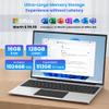 jumper 16 Inch Laptop,12th N150 Processor,1200P IPS Display,1-Year Office 365, 16GB DDR4, 1TB SSD 128GB ROM, Windows 11 Computer, tubro Boost 3.6GHz, Type-C, Purple, for Business and Students. view 3