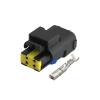4Pin 15369055 Car Front Headlight Sensor Connector 4-hole DJ7047A-1.5-21(Female) view 1