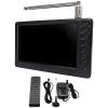 wkao 5 Inch (12.7 Cm) Tv Rechargeable Portable Mini, with Atsc Tuner Digital, for Car Design Compact and Home Use, Includes Dual Antennas, Remote, and Adapter Power view 1