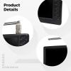 wkao 5 Inch (12.7 Cm) Tv Rechargeable Portable Mini, with Atsc Tuner Digital, for Car Design Compact and Home Use, Includes Dual Antennas, Remote, and Adapter Power view 2