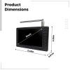wkao 5 Inch (12.7 Cm) Tv Rechargeable Portable Mini, with Atsc Tuner Digital, for Car Design Compact and Home Use, Includes Dual Antennas, Remote, and Adapter Power view 4