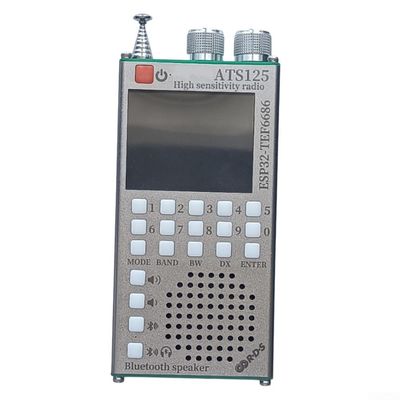 Startbuymore ATS125 FM Portable Radio for Home & Outdoor, Strong Reception & Sound, with 2.4 Inch Touchscreen, TEF6686 Chip, Numeric Keypad