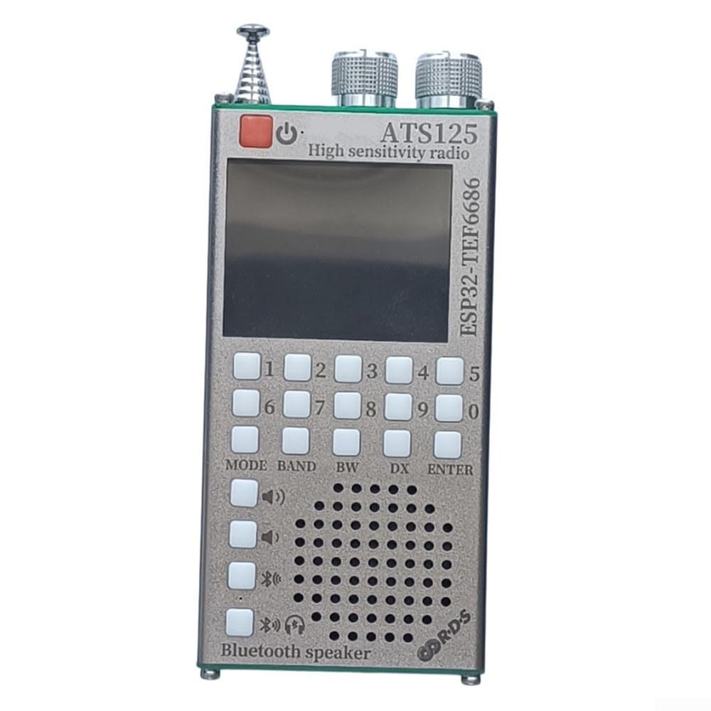 Startbuymore ATS125 FM Portable Radio for Home & Outdoor, Strong Reception & Sound, with 2.4 Inch Touchscreen, TEF6686 Chip, Numeric Keypad