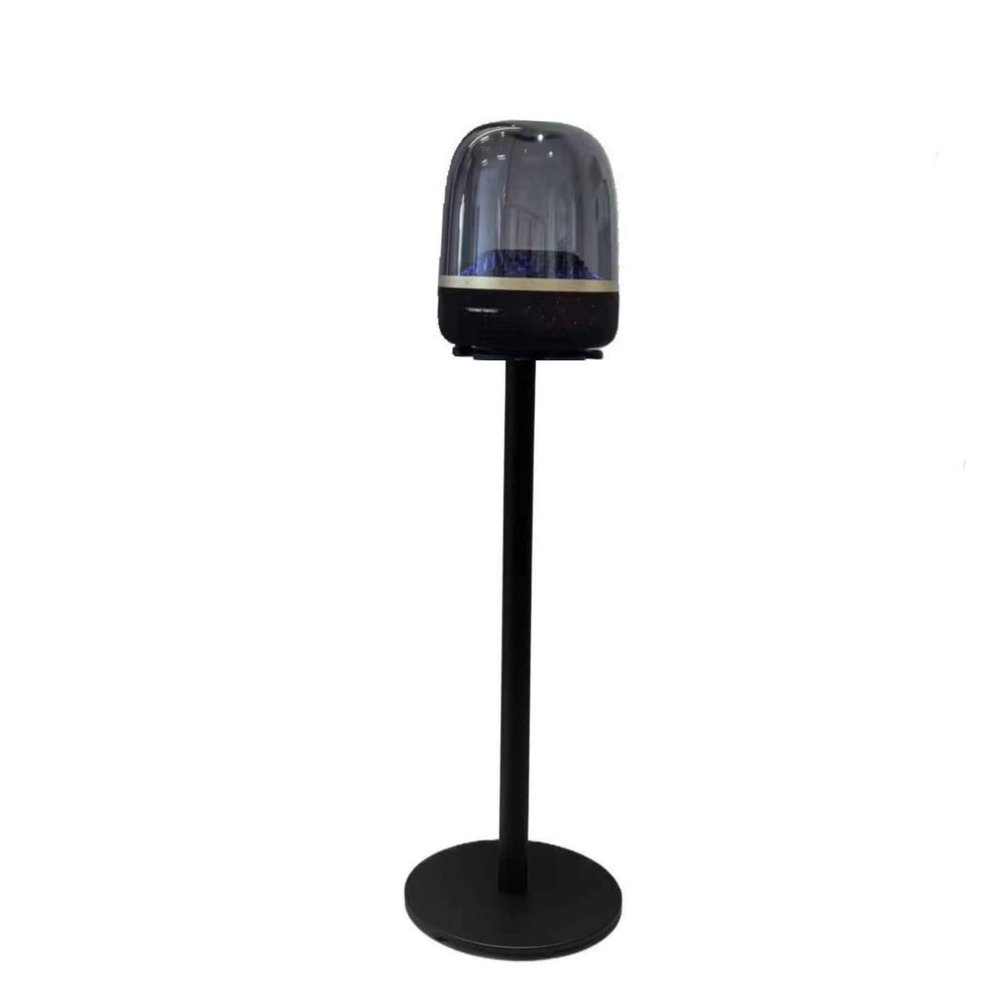 ZGOUO Floor Speaker Stand Compatible with Harman Kardon Aura Studio 3,4, 5 Generations and HK SoundSticks 4&5 Speaker Aluminum Alloy,Concealed Power Cable,Easy Installation (SoundSticks 4&5 Black)