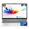 HP Latest 15.6" FHD Laptop with Office 365 for Web | Intel 13th 8 Cores i3 CPU (Beat 11th i5) | 8GB RAM | 256GB SSD | AI Copilot Key | Fingerprint Reader | Wi-Fi 6 | Windows 11 | No Mouse view 1
