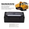 Klanata Heavy Duty Bus Bar Box, 300A 48V DC Power Distribution Block with 6 Removable  for 12V to 48V Cars, Trucks, RVs, Boats view 2