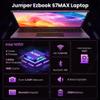 jumper 16 Inch Laptop,12th N150 Processor,1200P IPS Display,1-Year Office 365, 16GB DDR4, 1TB SSD 128GB ROM, Windows 11 Computer, tubro Boost 3.6GHz, Type-C, Purple, for Business and Students. view 2