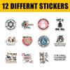 12 Pcs Disability Awareness Stickers Set, Empowering with Sayings Like Disabled is Not a Bad Word and This is How I Roll, Vinyl Stickers for Laptop, Water Bottle, Wheelchair, Notebook 2 Inches view 2