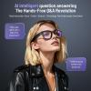Upgraded Ai Smart Glasses with Camera, 800w Anti-Shake Camera Glasses, Real-Time Translation, Ai Object Recognition, Voice Assistant, Blue Light Glasses Suitable for Business, Travel and Outdoor Use view 3