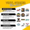 12 Pcs Skydiving Stickers Set, Funny Parachute and Adventure with Quotes like The Sky Is Calling and I Jump Out of Perfectly Good Airplanes, Stickers for Laptop, Water Bottle, Helmet, Luggage 8 Inches view 3