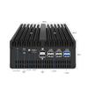 CYMINILMDPC Solid Firewall Mini PC,14th Gen Ultra 7 155H,No Ram No Storage,No SFP,6 * 2.5G LAN vPro Thunderbolt 4,2*NVMe Proxmox Home Server Computer view 3