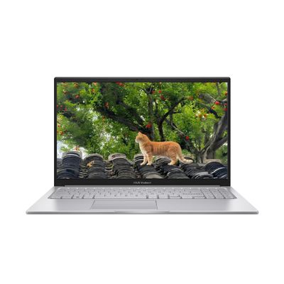 ASUS Vivobook 15 Laptop, 15.6" FHD (1920x1080) IPS Display, Intel i5-120U, Deca-Core, 16GB DDR4 RAM, 512GB PCIe SSD, Bluetooth 5.2, HDMI, Cool Silver, Windows 11 Home, TWE Mouse Pad & Mouse