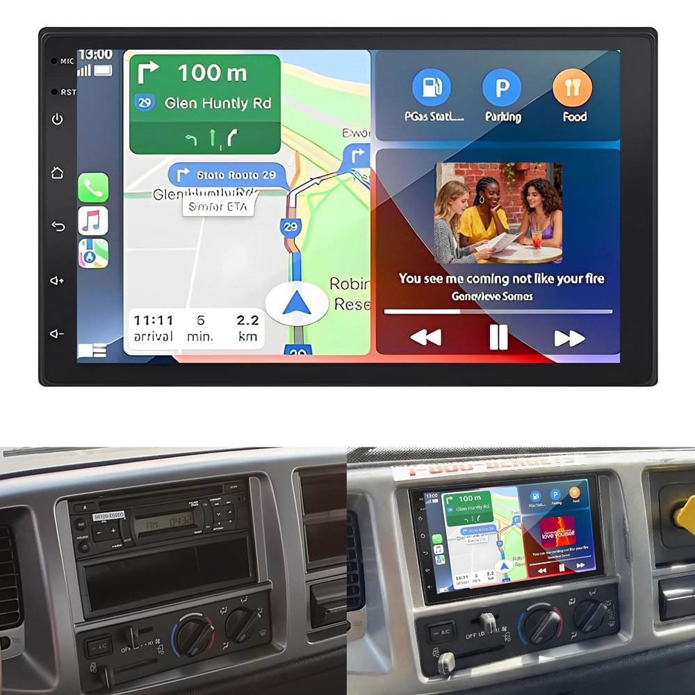 Android Car Stereo for Hino 338 2005 2006 2007 2008 2009 2010 2011 2012 2013 2014 2015 2016 2017 2018 2019 2020 2021 2022, 7inch IPS Touch Screen for Hino Stereo with Bluetooth/GPS/WiFi/SWC