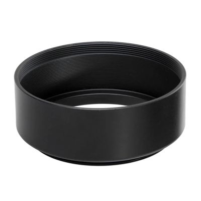 Metal Lens Hood 40.5mm 43mm 46mm 49mm 52mm 55mm 58mm 62mm 67mm 72mm 77mm for Canon for Nikon Excellent(with Lens Cap,72MM_Black)