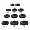 Metal Lens Hood 40.5mm 43mm 46mm 49mm 52mm 55mm 58mm 62mm 67mm 72mm 77mm for Canon for Nikon Excellent(with Lens Cap,72MM_Black) view 4