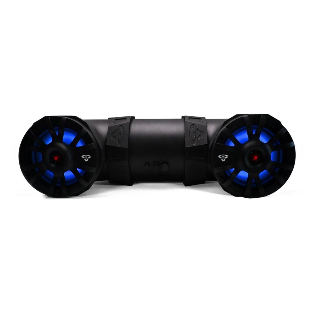 Cerwin Vega Dual 8" BT UTV Speaker Enclosure with 100WRMS Amplifier and RGB Lighting