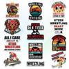 12 Pcs Wrestling Stickers Pack, Motivational Grappling Vinyl Decals for Wrestlers, Athletes, Coaches, Sports Fans, Durable Stickers for Laptop, Water Bottle, Helmet, Gym Bag, or Locker Decor 6 Inches