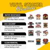 12 Pcs Wrestling Stickers Pack, Motivational Grappling Vinyl Decals for Wrestlers, Athletes, Coaches, Sports Fans, Durable Stickers for Laptop, Water Bottle, Helmet, Gym Bag, or Locker Decor 6 Inches view 3
