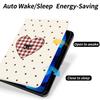 AdorableWhimsy Cute Polka Dot Case for iPad Air 13" M3/M2(2025/2024)/iPad Pro(2018-2022) 12.9" with Pencil Holder Aesthetic Heart Folio Stand Textured Leather Tablet Cover Auto Sleep/Wake view 4