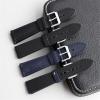 Sailcloth Strap 18-22mm - Quick Release Waterproof Band, Unisex Design(Black-white line,18mm) view 4