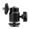10 Pieces Mini Tripod Ballhead Ball Head Camera Flash Hot Shoe Adapter 1/4 Screw Mount Excellent(L) view 1