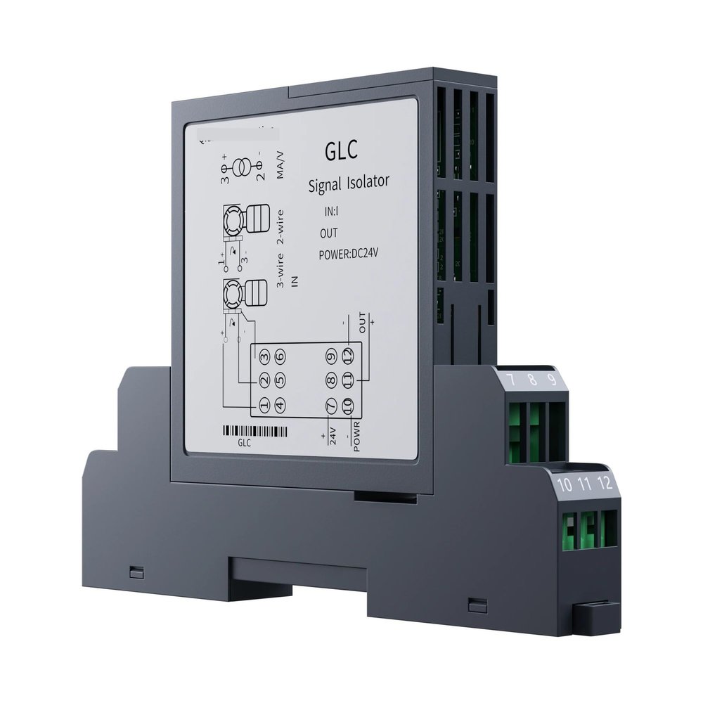 ONTYLTFP Signal Isolator 0-75mV 0-5V 0-10V to 0-5V DC24V one in Two Out(Input 4-20mA)