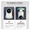 1PC Security Surveillance CCTV Camera Holder Stand Home Self-Adhesive Drill-free Fixer Traceless Wall-Mounted Bracket(Clear) view 4