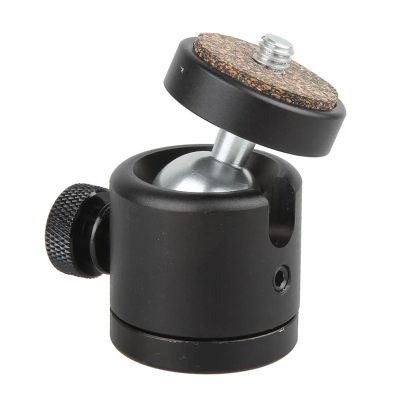 360 Degree Rotating 1/4 and 3/8 Adapter Screw Mount Metal Mini Ball Head for Digital Camera Light Stand Bracket Accessories @ Excellent