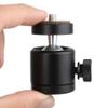 360 Degree Rotating 1/4 and 3/8 Adapter Screw Mount Metal Mini Ball Head for Digital Camera Light Stand Bracket Accessories @ Excellent view 4