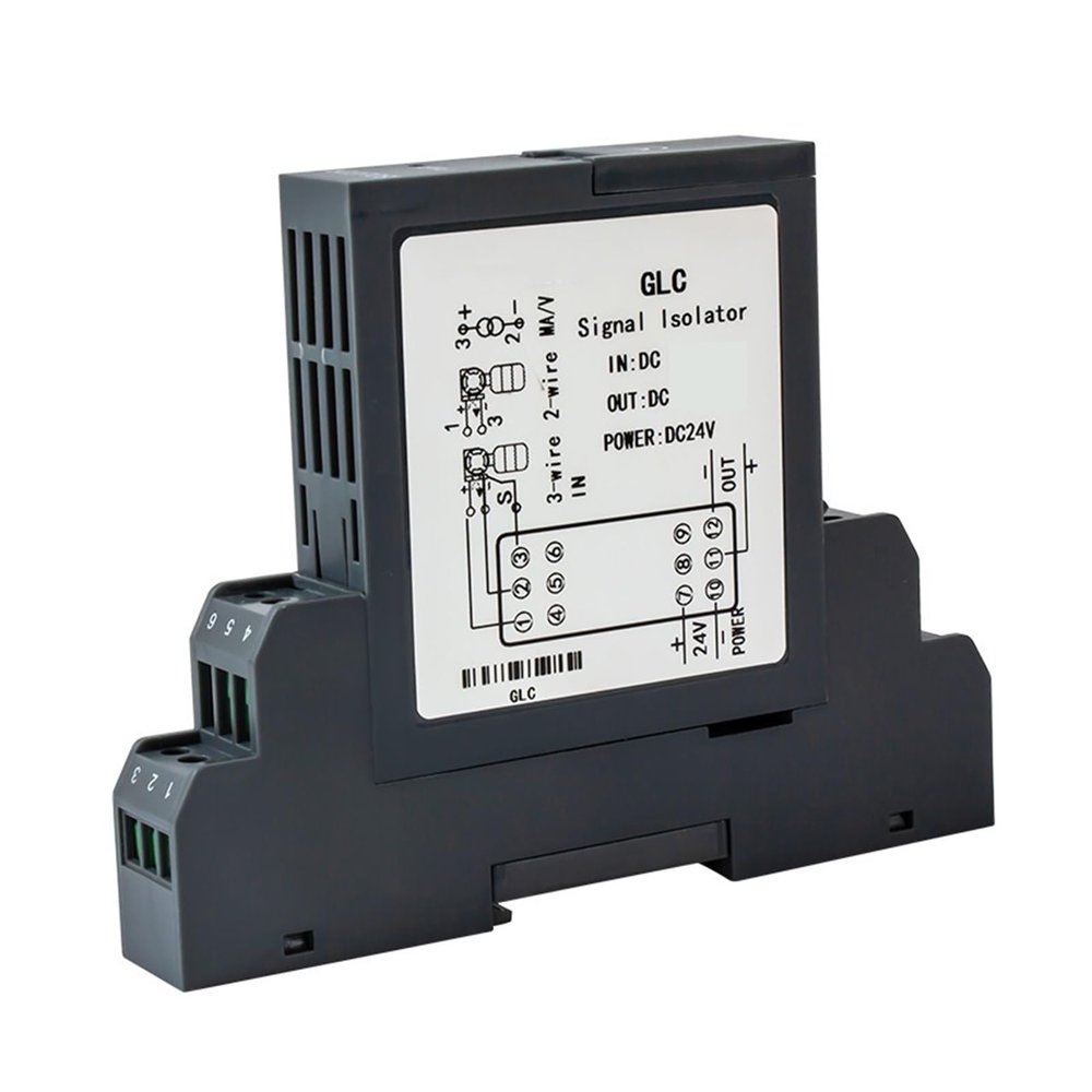 0-10V 0-5V 1-5V 0-75mV Analog Signal Isolator 0-10V 1 in 1 Out DC24V(Input 1-5V)