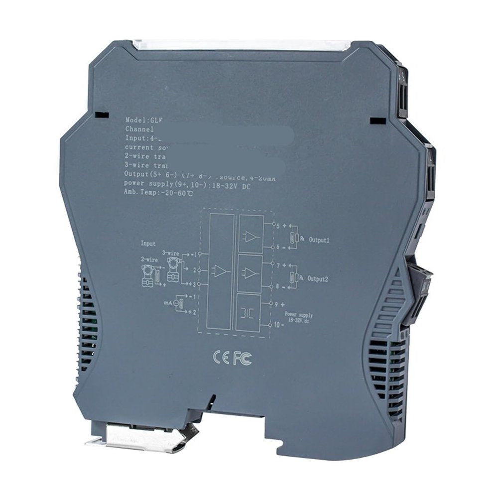 1-5V to 4-20mA 0-10V DC 24V Analog Signal Isolator 1 in 1 Out(4-20mA Output)