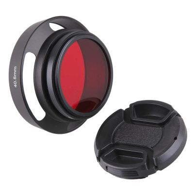 Metal Camera Lens Hood 37/40.5/43/46/49/52/55/58/62/67/72/77mm + Lens Filter + Lens Cap for Nikon for Canon Excellent(37mm,ND2)