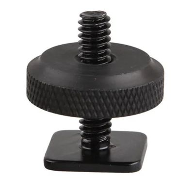 10PCS Metal 1/4 Adapter Screw Camera Flash Light Stand Hot Shoe Adapter DSLR Camera Tripod Mount Screw Wholesale Excellent(1 4 Monolayer)
