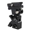 Camera Flash Light Hot Shoe Adapter with Umbrella Hole Tripod Light Stand Bracket Holder Mount SB600 580EX YN560 Speedlite (B) Excellent view 1