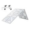 CCTV Monitoring Bracket PTZ Dome Camera Adapter Auxiliary Mount Extension Support L Shape 90 Degree Right Angle Steel Plate view 2