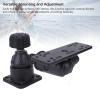 Luocute Aluminium Fish Finder Chartplotter Mount, Adjustable Marine Electronic Mount, Reinforced Horizontal Swing Arm Marine Electronic Ball Mounting for Boat Kayak Fishing view 3