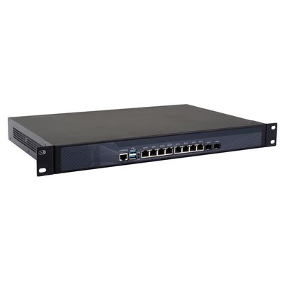 1U Rackmount Firewall, VPN, Network Security Appliance, Router PC, Core I7 3520M, RS07, AES-NI, 8 x LAN, 2 x Optical SFP, 2 x USB3.0, COM, VGA, 0 RAM, 0 Storage, Barebone No System