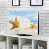 BENUSIO Custom TV Dust Cover for Desktop and Hanging TV Personalized Screen Protective Cover with Photo Logo Text Living Room Decoration, LightSkyBlue, For 65" TV view 2