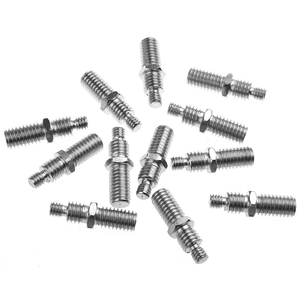 10 Pieces 1/4 & 3/8 to 3/8 Tripod Center Axis Adapter Metal Screw for Sirui Benro Professional Tripod Head Studio Accessories Excellent