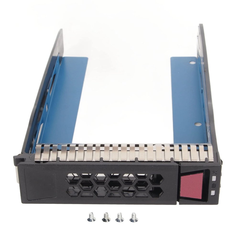 SAS Hard Drive Carrier, 35inch. Hard Drive Tray for H3C R2900 R4900 R6900 G3, Metal ABS Tray with Security Locking, Cooling Holes and Detachable
