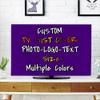 BENUSIO Custom TV Dust Cover with Photo Logo Text Personalized Dustproof TV Screen Monitor Protective Cover Indoor Decor, Indigo, For 42" TV view 1