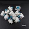 100PCS Mechanical Keyboard Switch Replacement Black Blue Brown Red Keyswitch for CIY Sockets Compatible with MX Switch SMD 3pin Thin Pins Dedicated Shaft (Blue) view 2