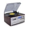 Gramophone Record Player Retro Record Player Turntable Vinyl Record Player Support Cd Fm Radio U Disk Sd Card for Vinyl Rec view 1
