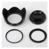 4IN1 Camera Lens Adapter Ring for Canon PowerShot SX40 SX50 SX60 SX70 SX520 SX530 SX540 HS to 67mm UV Filter Lens Hood Lens Cap Excellent view 2
