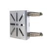 1 Set For Outdoor Pole Monitoring Bracket Univsesial Adapter Plate 100/200mm Long Hoop With Stainless Steel Camera Mount Panel(With 3pcs 200mm Hoop) view 2